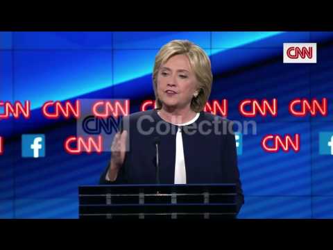 (9:30PET PKG) DEMOCRATIC PRESIDENTIAL DEBATE