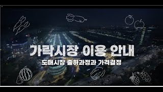 2. 가락시장 이용안내-농산물 출하과정과 가격결정