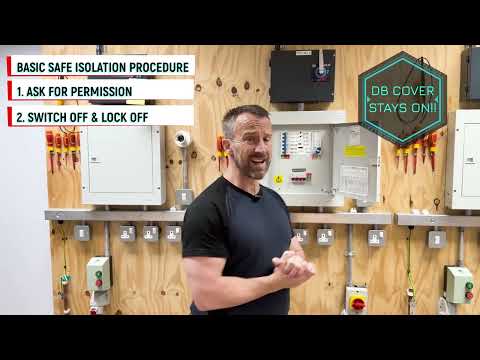 Safe isolation procedures #am2 #electrician #electricalapprentice #electricaltraining #kewtech