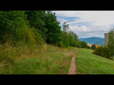 A small walk on footpaths on the outskirts of the city Ústí nad Labem - Czech Republic