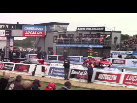 Quickest Ever Side-by-side in Pro Mod - Santa Pod European Finals 2018