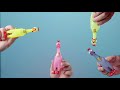 Mini Glow-In-The-Dark Rubber Chickens Demo