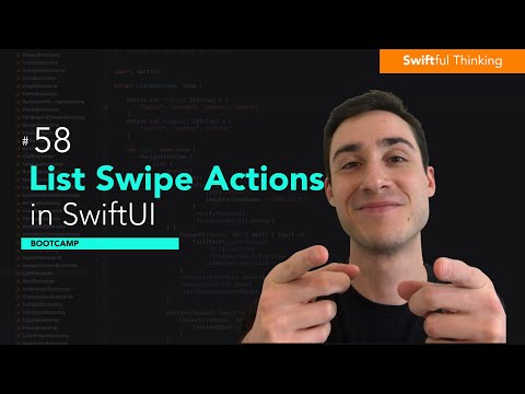 Add custom List Swipe Actions in SwiftUI | Bootcamp #58