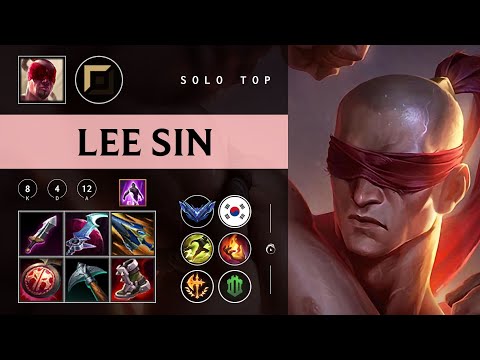 Lee Sin Top vs Irelia - KR Diamond Patch 26.02