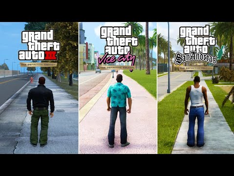 GTA III vs GTA VC vs GTA SA DEFINITIVE EDITION - Best Comparison