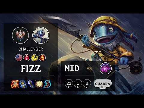 Fizz Mid vs Vel'Koz - NA Challenger Patch 10.14