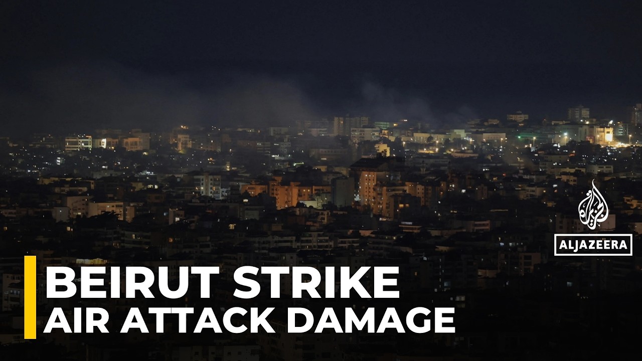 Air strike targets apartment building in Beirut’s southern suburbs
