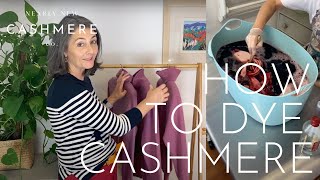 Can you dye cashmere? How to dye cashmere | Second Hand Cashmere