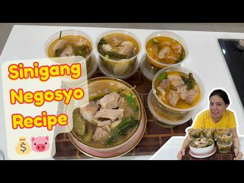 Sinigang na Baboy Recipe pang Negosyo