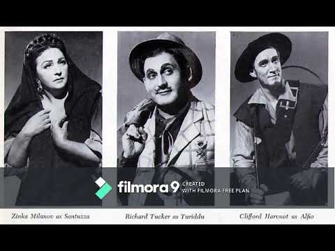 Cavalleria Rusticana - MetOpera - 3/3/51 (Milanov, Tucker, Harvuot, Lipton, Madiera - Erede)