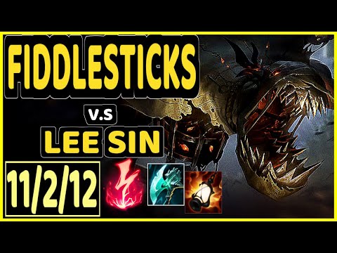 FIDDLESTICKS vs LEE SIN - 11/2/12 KDA JUNGLE GAMEPLAY - NA Ranked DIAMOND