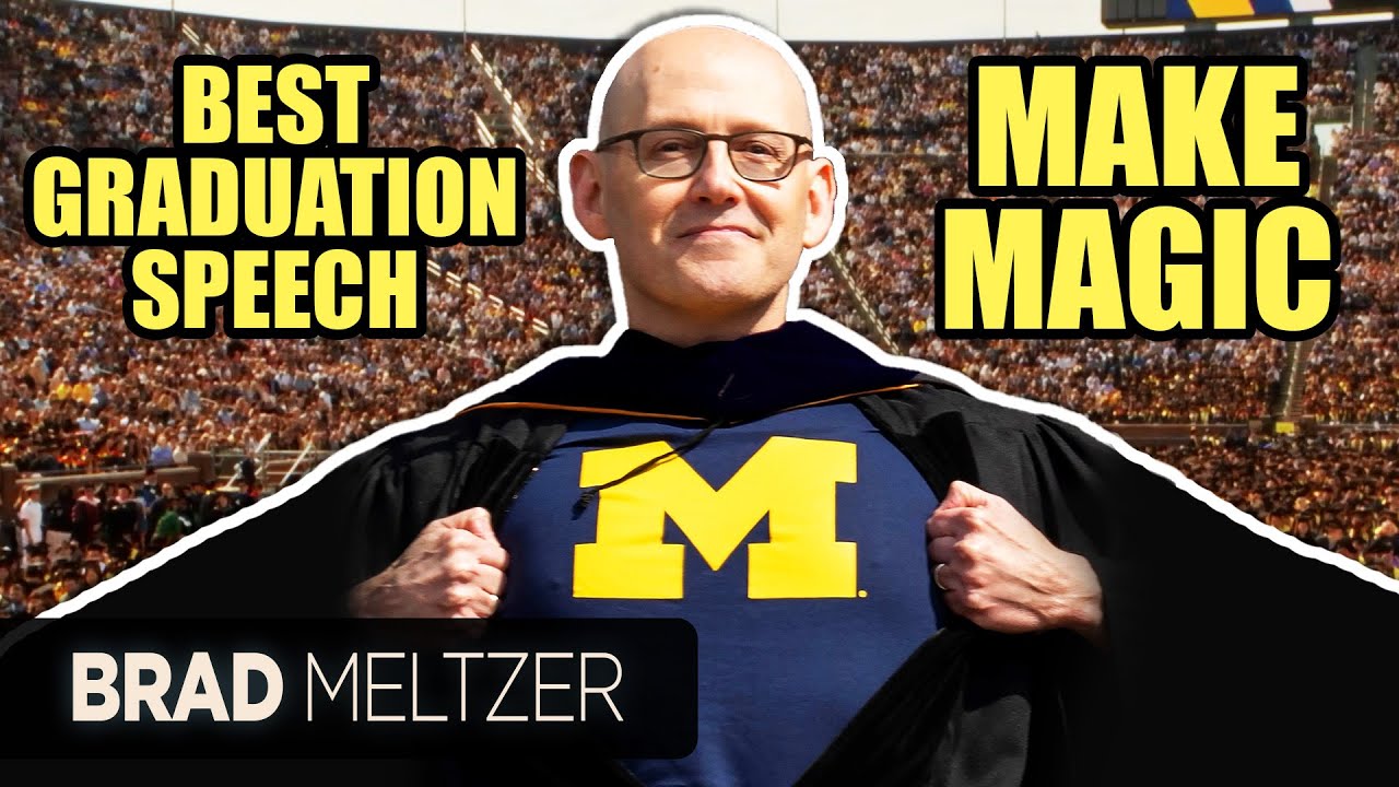 Brad Meltzer’s 2024 Michigan Commencement Address – Make Magic #CommencementSpeech #Graduation