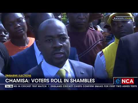Zimbabwe Election Chamisa Voters' roll in shambles