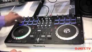 Video thumbnail for Numark mixtrack quad @Musikmesse 2013 with DJkit.tv by djkit®
