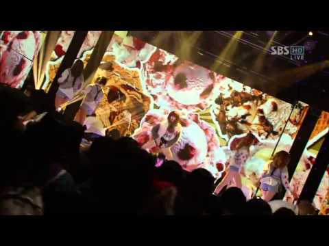 [HD] HyunA - Ice Cream @ SBS Inkigayo live bye stage