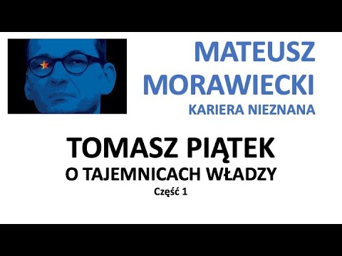 Mateusz Morawiecki kariera nieznana cz.1