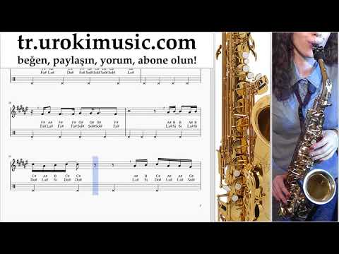 Saksafon tenor dersleri Camila Cabello - All These Years Notalar Eğitim um-ih723