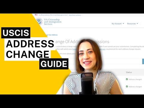 HOW TO CHANGE YOUR ADDRESS WITH USCIS online