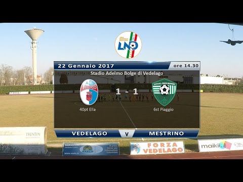 Vedelago - Mestrino 1 - 1 [Campionato Promozione Veneto] 22/01/2017 Sintesi Partita