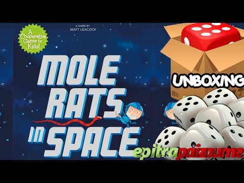 Mole Rats in Space - Unboxing Video (EN) by Epitrapaizoume