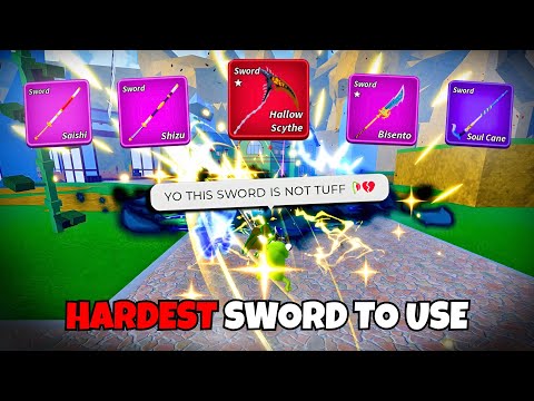 These are Bloxfruits HARDEST Swords in PVP 💀...