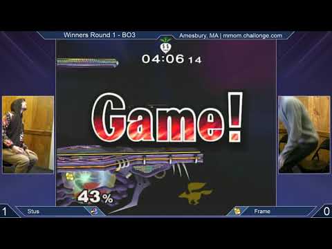 MMOM179 SSBM - Stus (Falco) vs. Frame (Fox) - Melee WR1