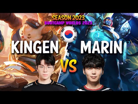 HLE Kingen vs MaRin - Kingen RUMBLE vs Marin RYZE Top - Patch 13.21 KR Ranked