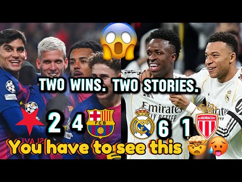 Champions League: Madrid vs Monaco & Slavia vs Barcelona | Who Looked Stronger?