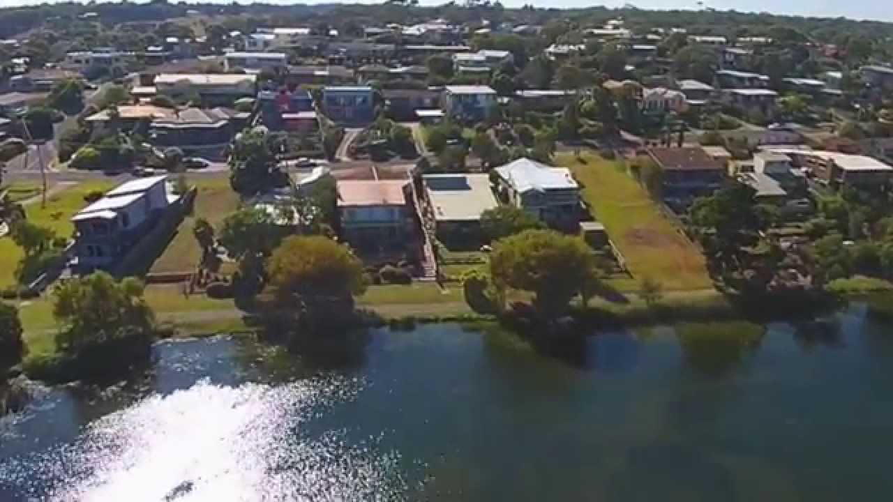 Brock and his son promoting a gorgeous Blue Waters Lake property in Ocean Grove
