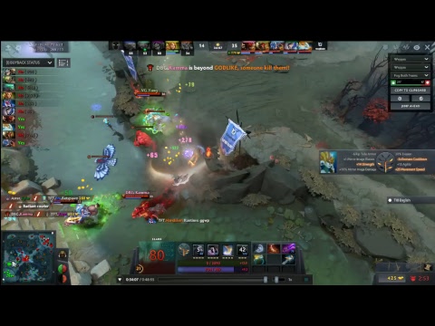 THE FINAL TRIBE VS VGJ THUNDER CHINA DOTA2 SUPER MAJOR  LB R1 GAME1 (KAMMA GODLIKE BLOODSEAKER)