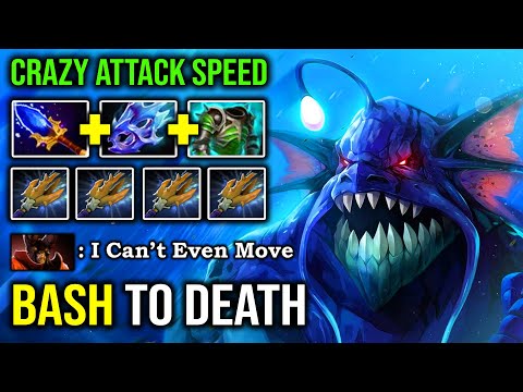 BASH UNTIL DEATH Monster Slardar Offlane 1v5 Unkillable with Craziest Attack Speed 8K MMR DotA 2
