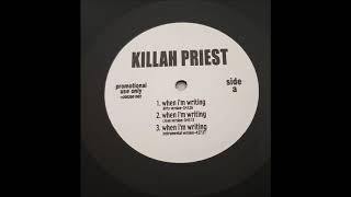 Killah Priest - When I'm Writing (Prod. by Jahson) INSTRUMENTAL