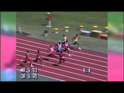 Ben Johnson 9.79 - 100m Final at the 1988 Seoul Olympics [HQ]