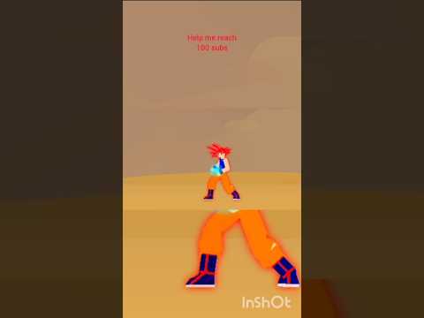 Goku v vegeta #goku #nyp #fight #opm #saitama #shorts #subscribe #fyp #viral #sticknodes #animation