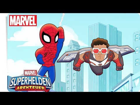 MARVEL SUPERHELDEN ABENTEUER - Spidey & Falcon wechseln sich ab! | Marvel HQ Deutschland