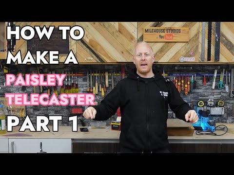 How I build a Paisley Fabric Top Telecaster Part 1