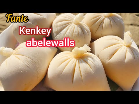 How to make fante Kenkey ice cream/abelewalls