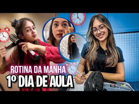 ROTINA DA MANHÃ DO MEU PRIMEIRO DIA DE AULA 2023 | MILA FLORENCIO