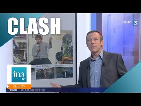 Le clash Albert Dupontel et Laurent Bignolas et quitte le 19/20 en direct | Archive INA