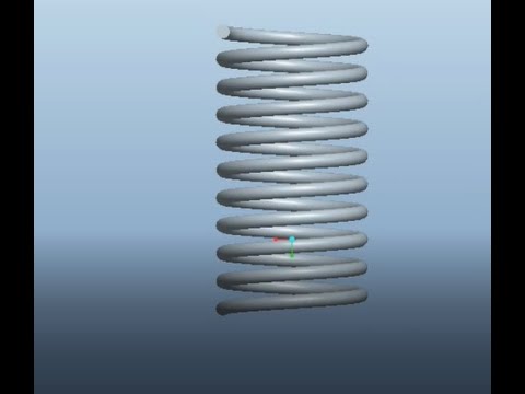 How to make spring on pro/e Wildfire 5.0