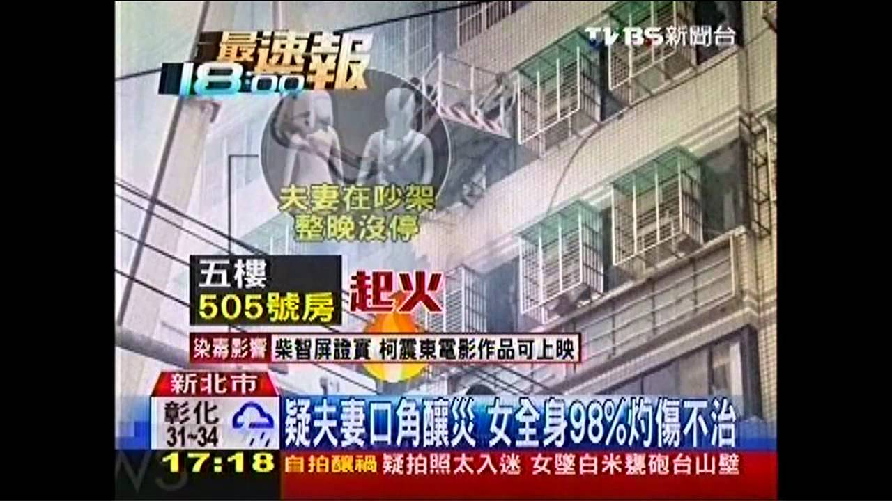 疑起口角憤而縱火 夫妻1死1傷