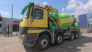 Camion malaxeur Mercedes-Benz ACTROS 3240 BB+STETTER 8m3 + FLECHE 24ML à vendre - Image 4 | Machineryline FR Camion malaxeur Mercedes-Benz ACTROS 3240 BB+STETTER 8m3 + FLECHE 24ML | Image 4 - Machineryline