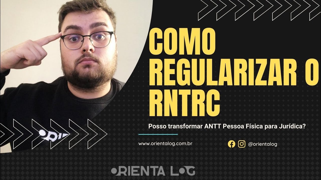 RNTRC - Alteração do ANTT - TAC para ETC (CPF para CNPJ)
