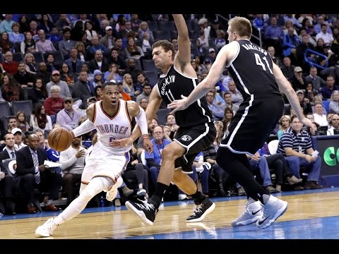 Russell Westbrook vs Nets (18/11/2016) - 30 Pts, 13 Assists, 11 Rebs, 11-21 FGM,  MVP!