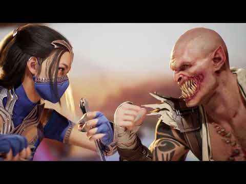 Baraka and Kitana share concerns about Mileena (All Intro Dialogues Kitana vs Baraka) - MK1