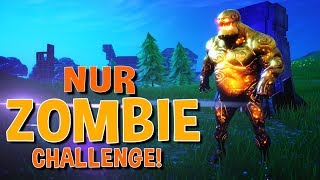 Nur Waffen von ZOMBIES nehmen CHALLENGE! - Fortnite Battle Royale