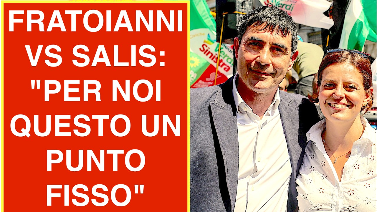 FRATOIANNI VS SALIS: "PER NOI QUESTO UN PUNTO FISSO" PRONTI A CACCIARLA COME SOUMAHORO?