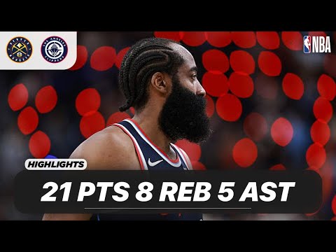 James Harden vs Denver Nuggets | 21 PTS 8 REB 5 AST | NBA 11-13-2025 Highlights