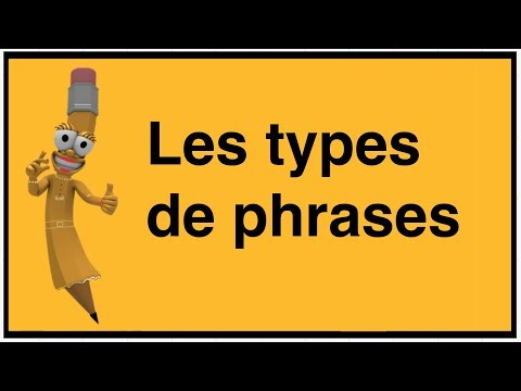 Les types de phrases