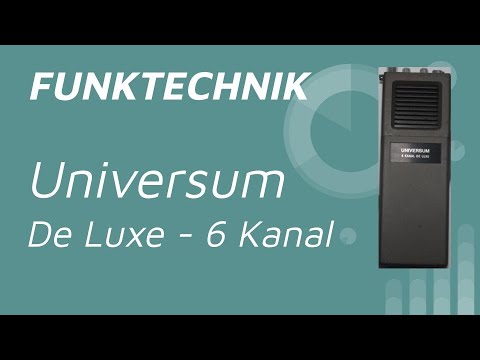 Universum De Luxe 6 Kanal | CB Handfunkgerät | Funktechnik
